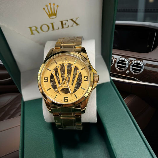 Rolex™ Automático Mecanismo Visible + Estuche de Lujo