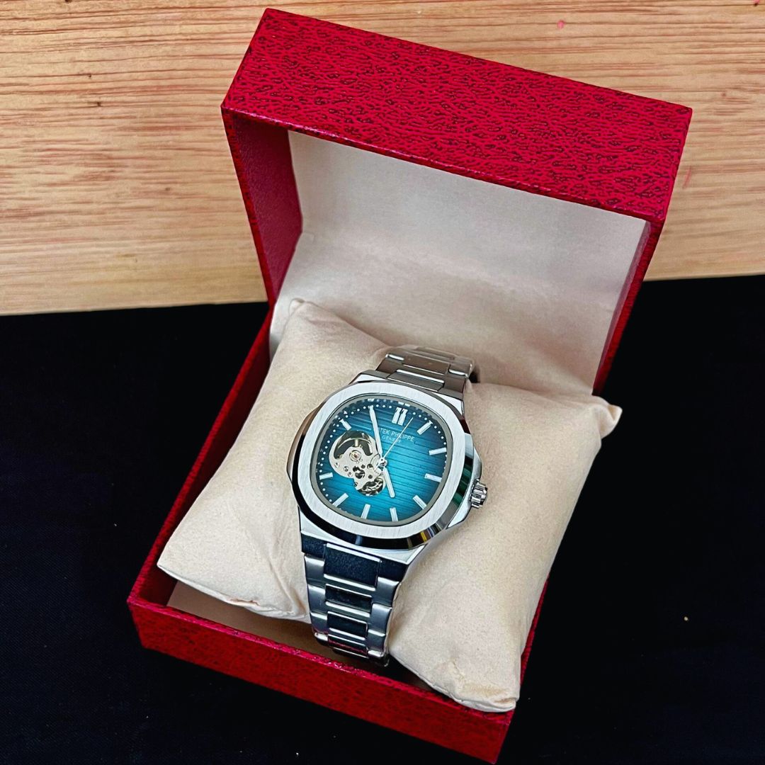 Patek Automático Mecanismo Visible