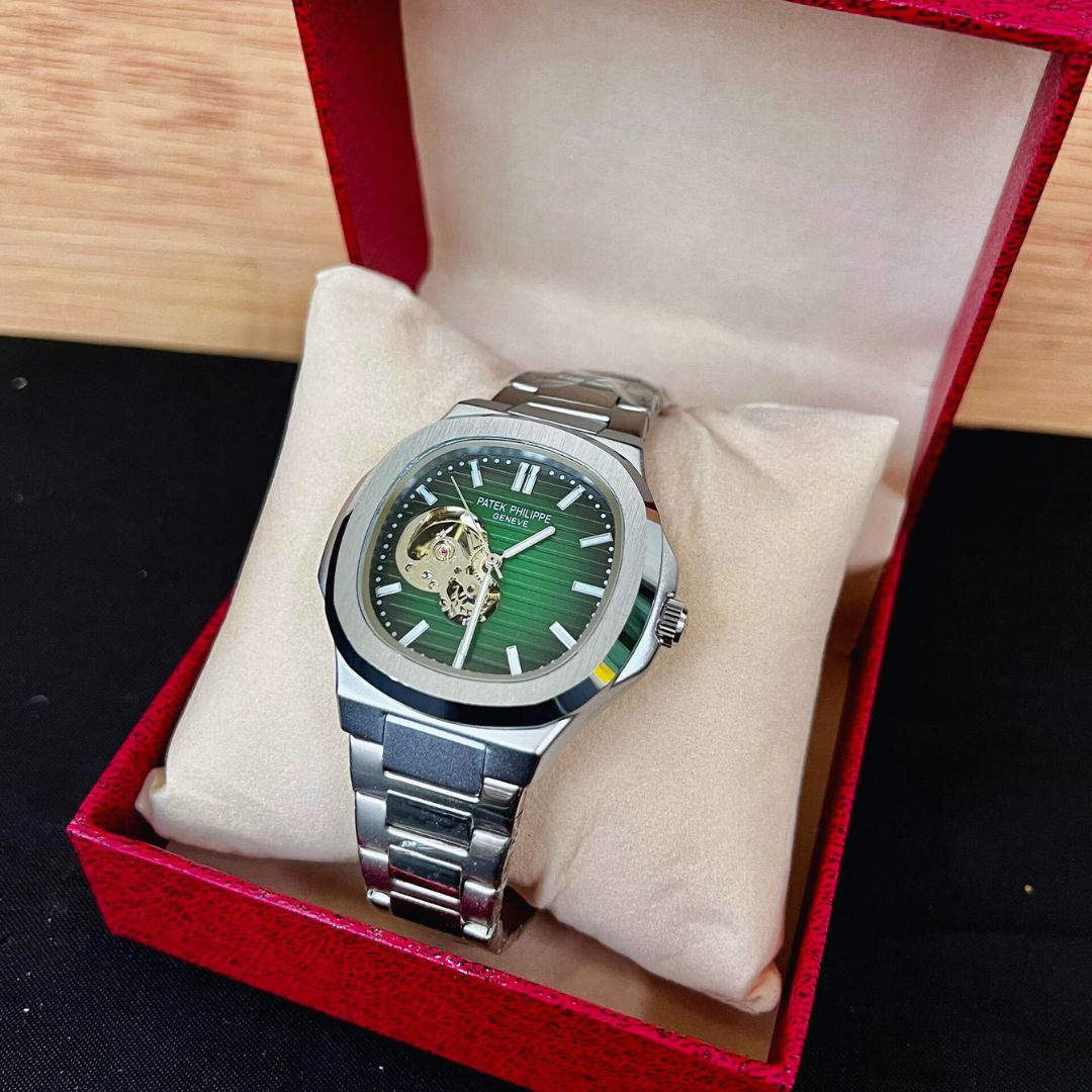 Patek Automático Mecanismo Visible