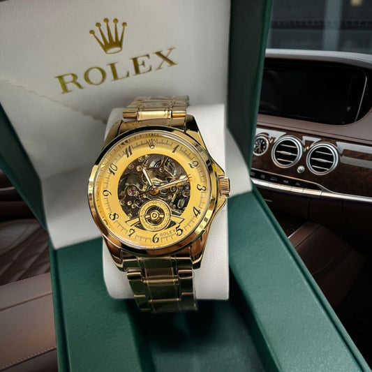Rolex™ Automático Mecanismo Visible + Estuche de Lujo